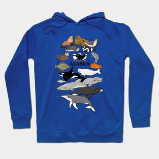 Alaska's Marine Life Hoodie